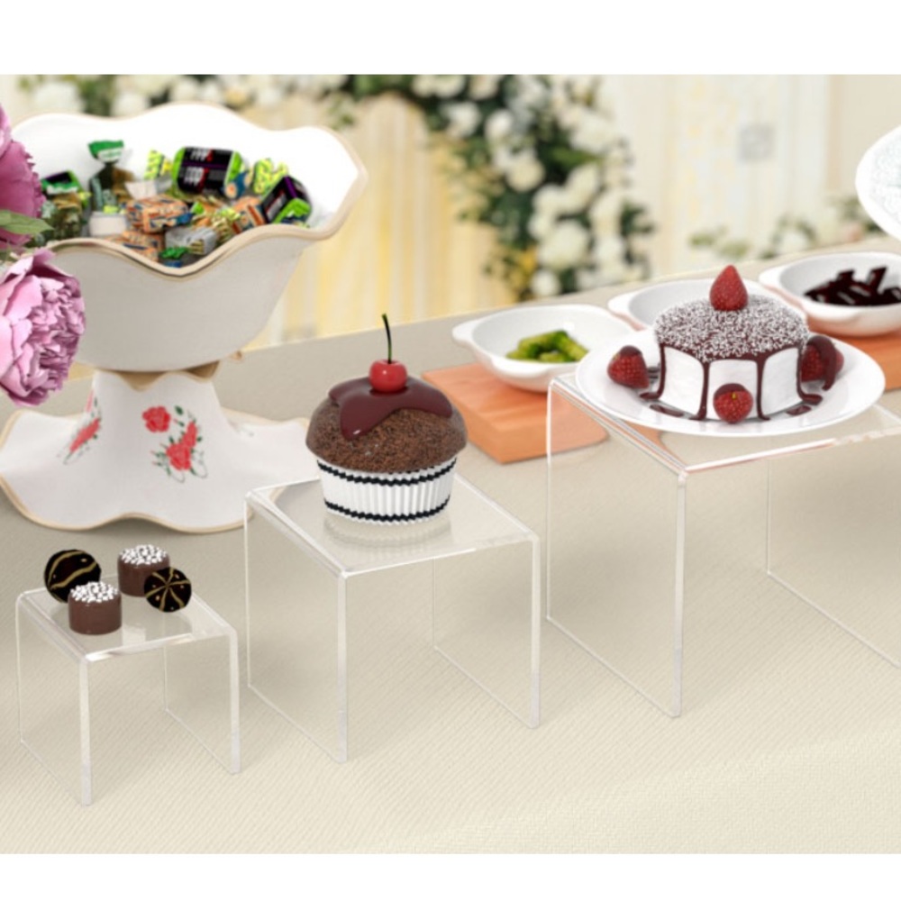 Transparent acrylic display elevators,
